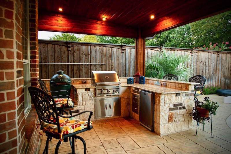 terra cotta outdoor kitchen ideas
